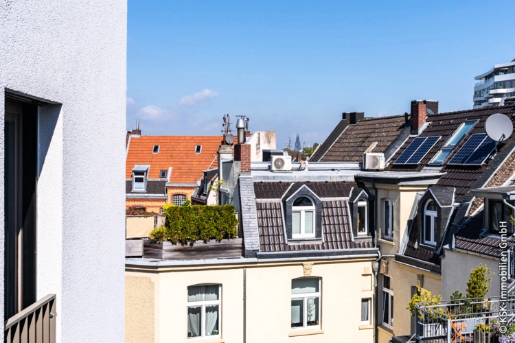 Domblick von Terrasse