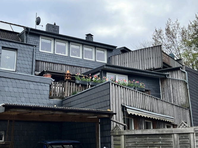 Hinteransicht Wohnung
