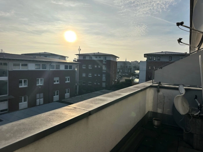 Dachterrasse mit Blick auf Kempen
