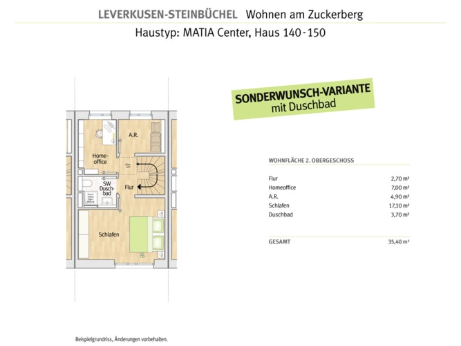Leverkusen - Zuckerberg EFH 2BA - MATIA Center OG2 SW