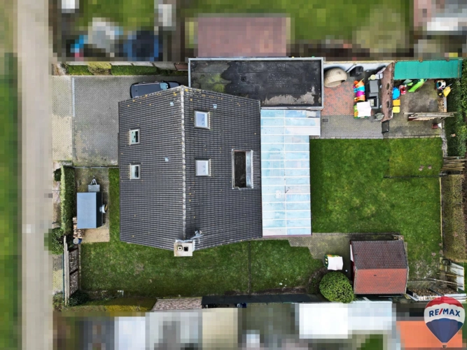 Draufsicht Drohne