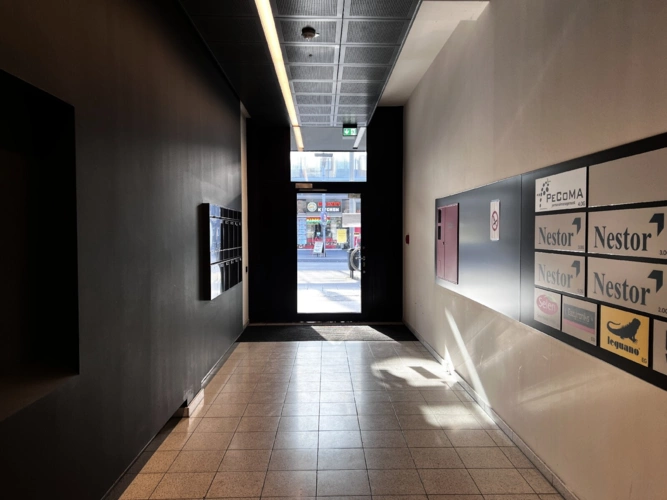 Modernes Entrée nach Umgestaltung