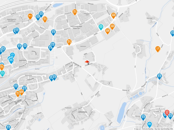 Geolyzer Kartenausschnitt