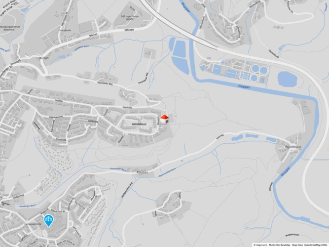 Geolyzer Kartenausschnitt