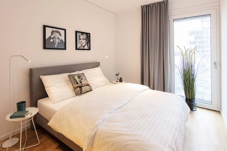 Möblierungsbeispiel Schlafzimmer