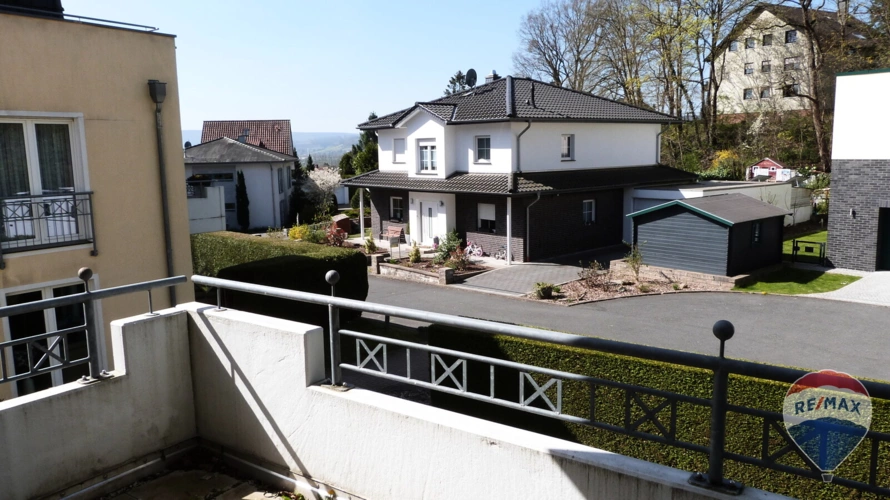 Blick von Balkon