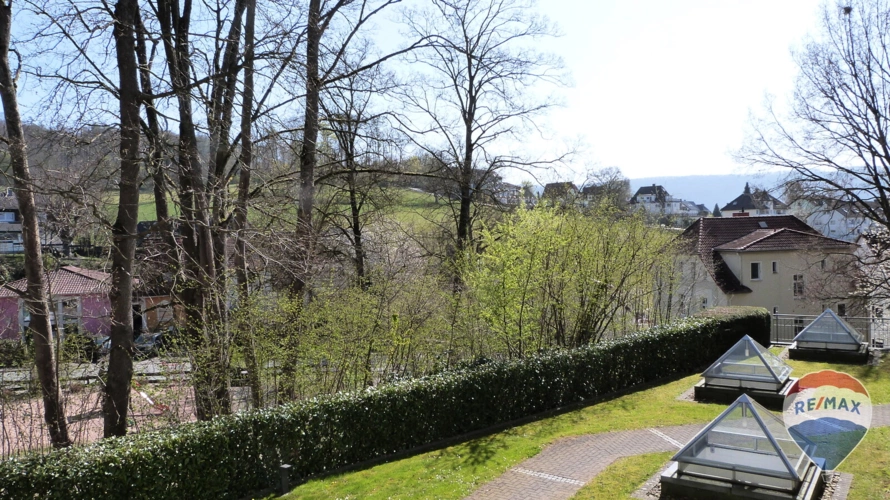 Blick vom Schlafzimemr