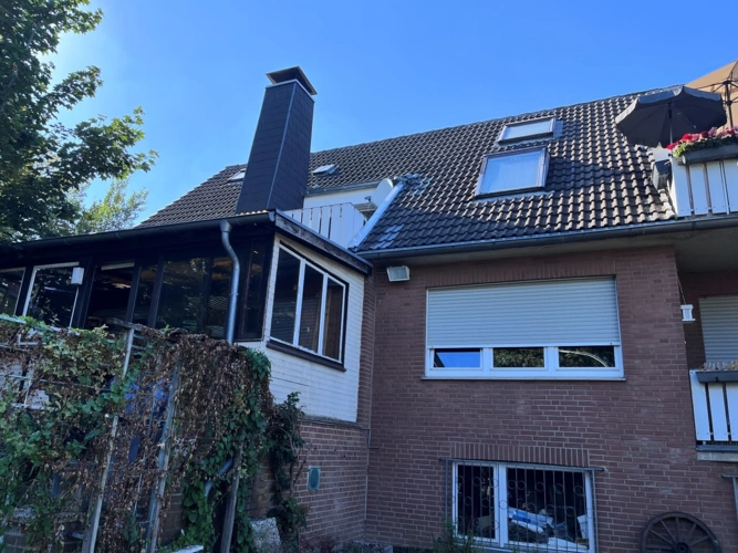 Rückseite Dach