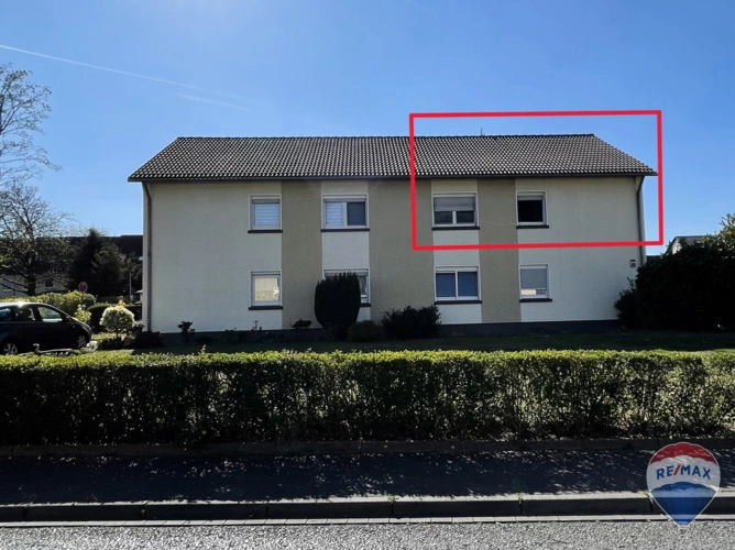 Frontalansicht der Außenfassade