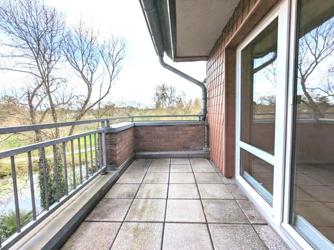 Blick vom Balkon
