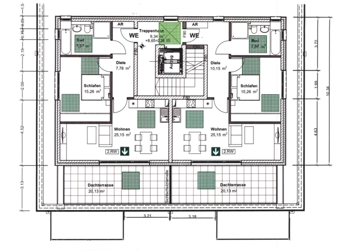 Burscheid-Penthouse mit Dachterrasse