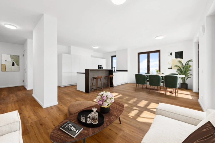 Musterwohnung - Wohnzimmer