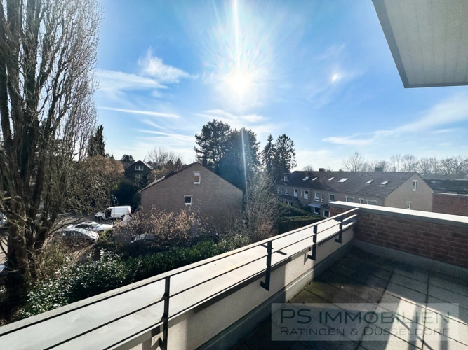 Blick vom Dachbalkon