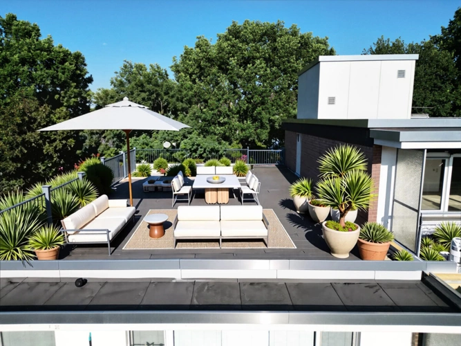 Dachterrasse nachher