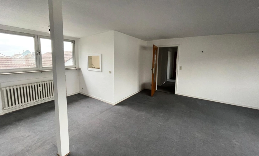 Wohn-Esszimmer im Dachgeschoss