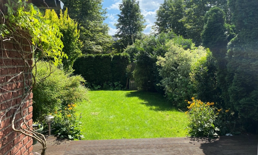 Ausblick in den Garten