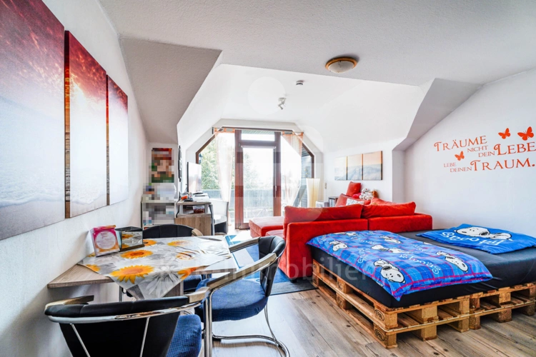 Wohn-Schlafzimmer