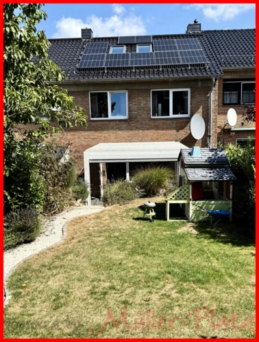 Hausansicht Garten