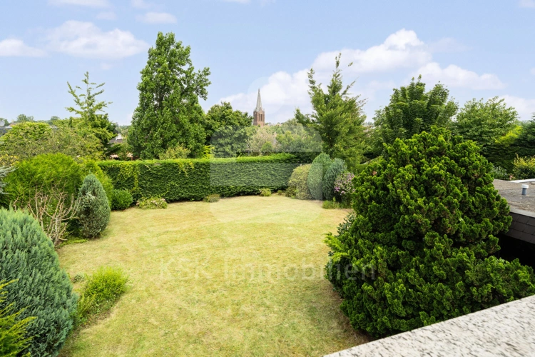 Blick vom Balkon