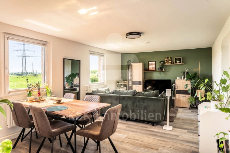Wohnzimmer Obergeschoss Wohnung 2