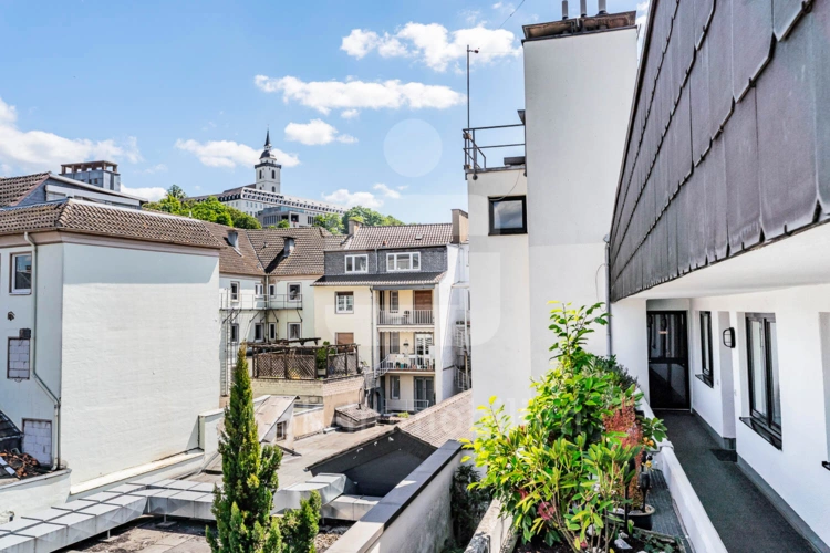 Ausblick Laubengang