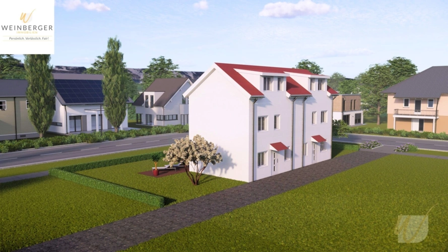 Doppelhaus außen Front