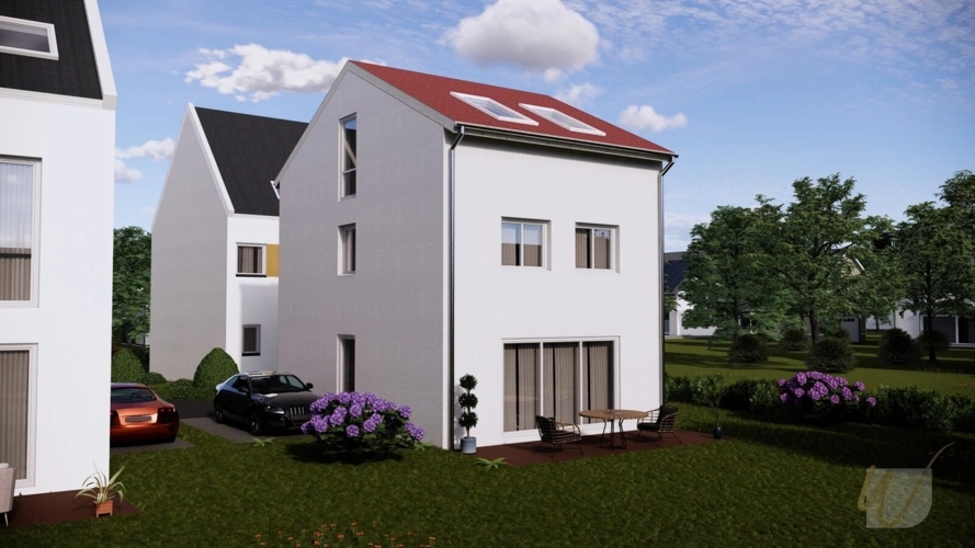 Einfamilienhaus Garten