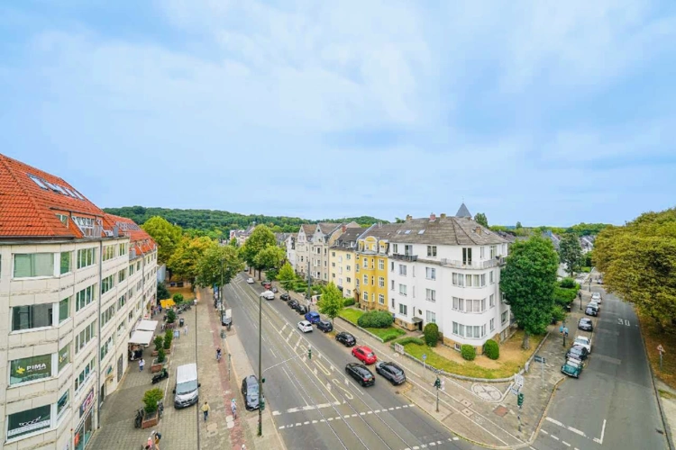 Aussicht von der Dachterrasse