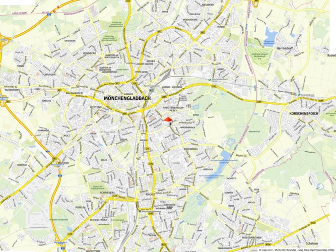 Stadtlageplan