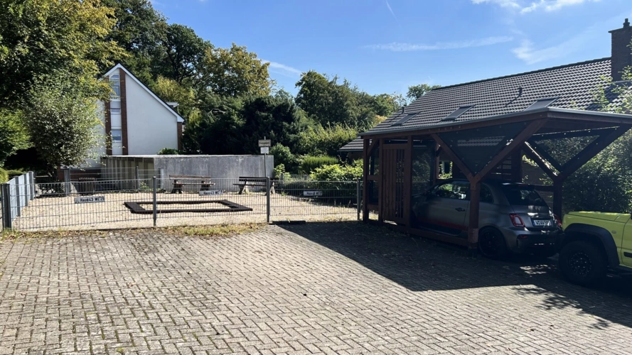 Stellplatz vor der Türe