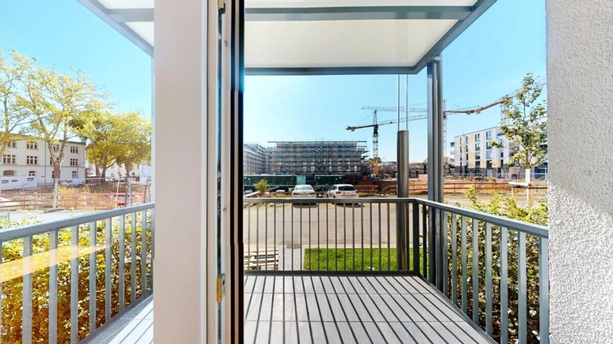 Überdachter Balkon