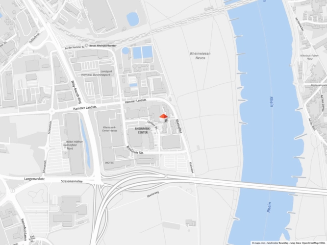 Geolyzer Kartenausschnitt