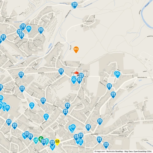 Geolyzer Kartenausschnitt