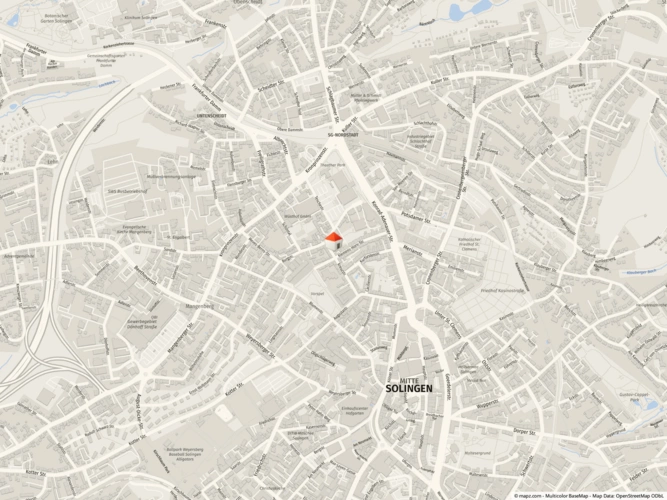 Geolyzer Kartenausschnitt