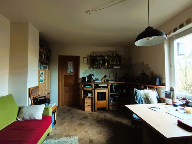 Zimmer mit Küchenanschluss