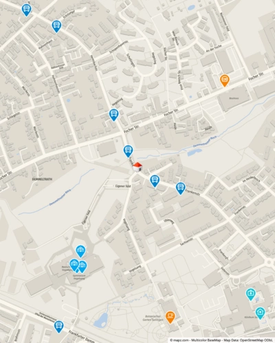 Geolyzer Kartenausschnitt