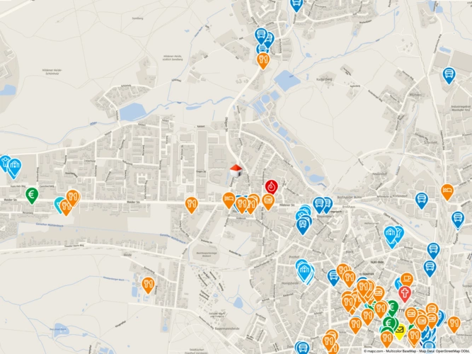Geolyzer Kartenausschnitt