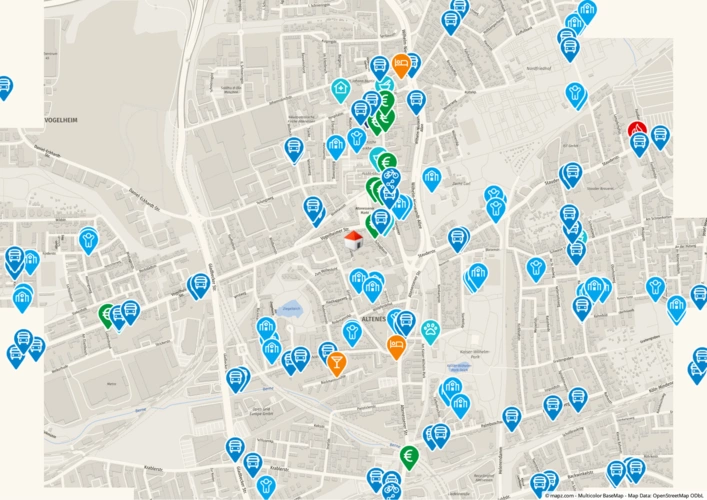 Geolyzer Kartenausschnitt