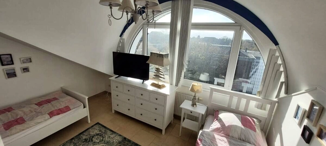 Ausblick Schlafzimmer Festland