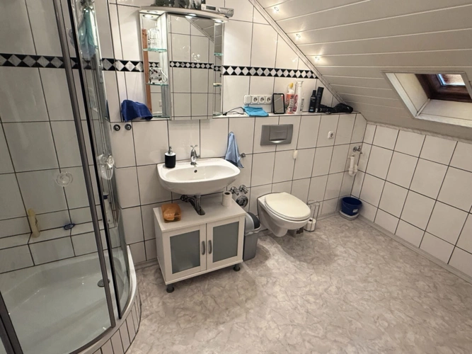 Badezimmer Dachgeschoss