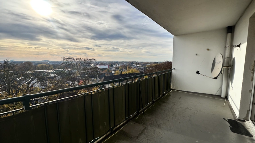 Loggia Ausblick Stadion