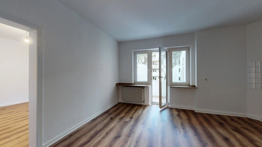 Zugang Wohnküche zum Balkon