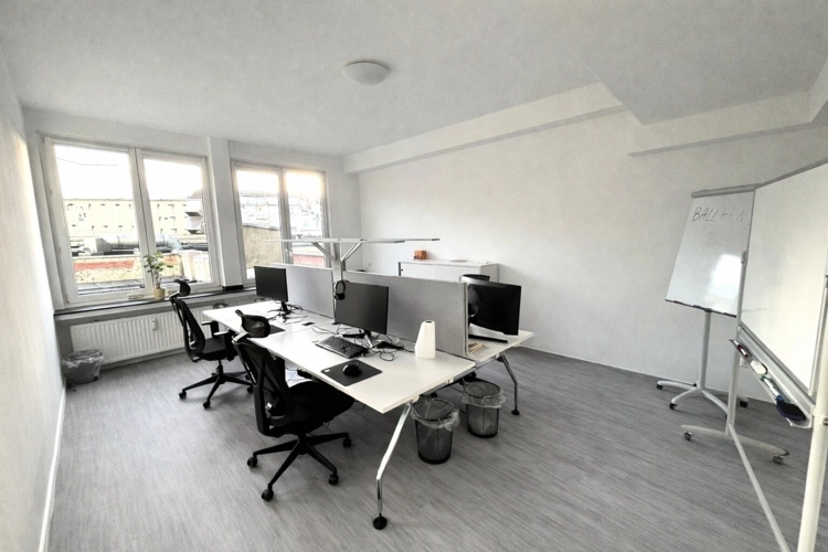 Großer Büroraum zur Rückseite