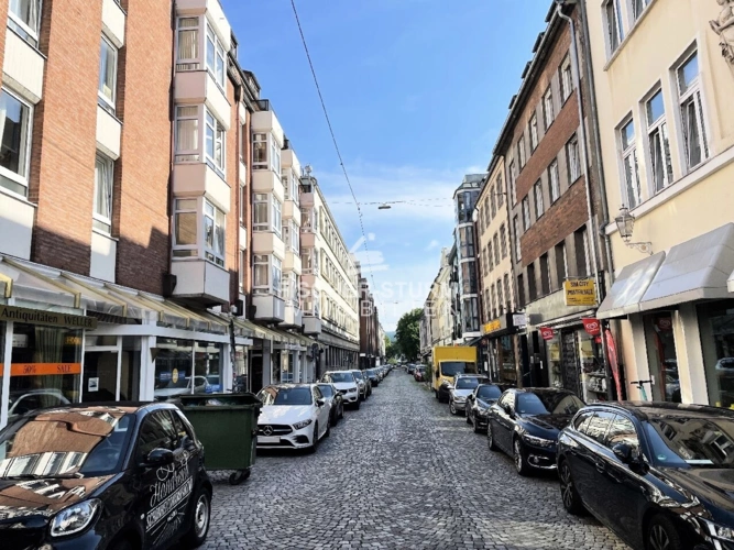 Blick in die Hohe Straße