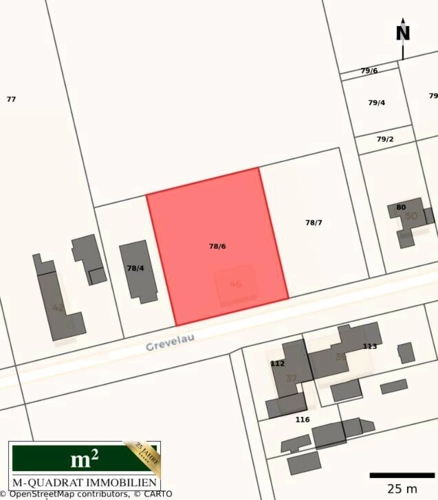 Lageplan - 21423 Winsen (Luhe) OT Scharmbeck, Grevelau