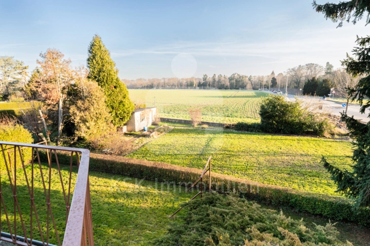 Blick auf Garten Dachgeschoss