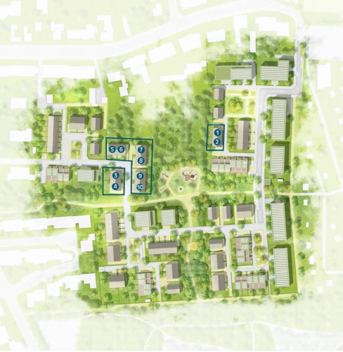 Karte Leidenhausener Gärten