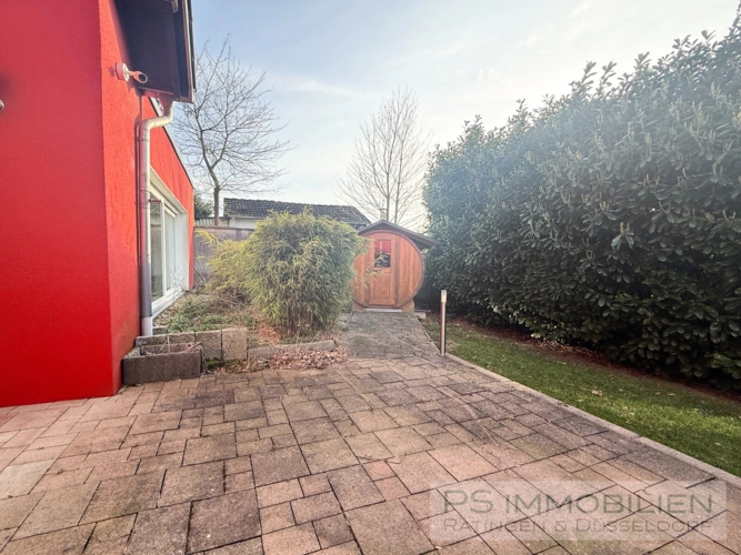 Versteckte Fass-Sauna