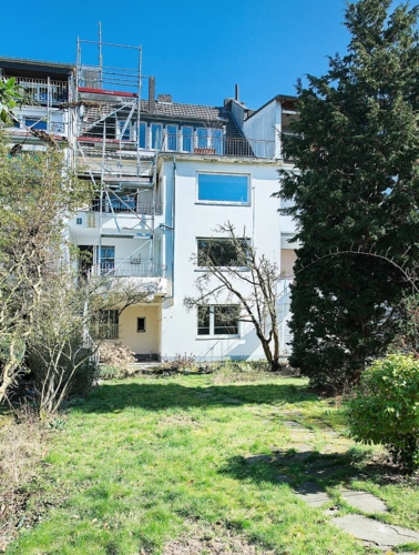 Hausansicht vom Garten aus