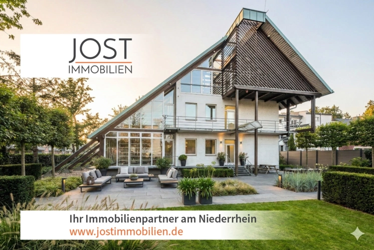 Ansicht mit Gartenstaging